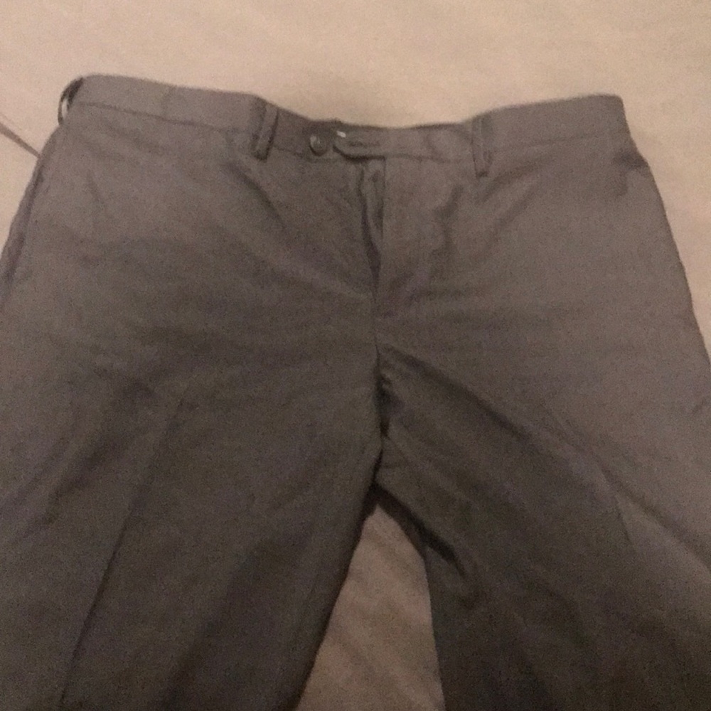 Hagar classic fit flat front grey dress pants